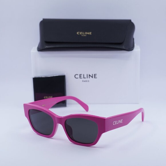 Final Price! Celine CL40197U 75A Fuchsia/Smoke Sunglasses - Picture 1 of 11